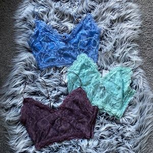 Wet Seal Lace Bralette Bundle